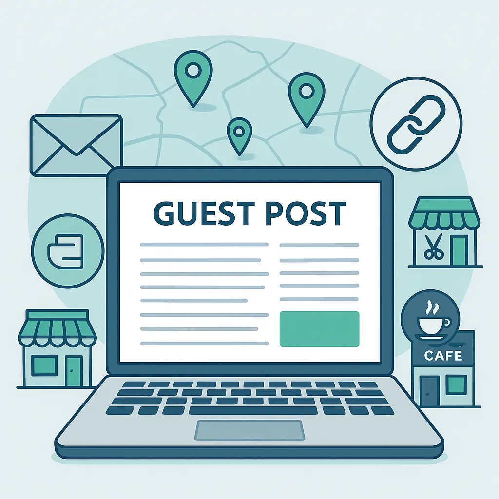 Guest posting on local blogs